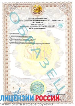 Образец сертификата соответствия (приложение) Хороль Сертификат ISO 14001